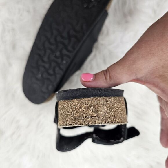 BIRKENSTOCK Arizona Birko-Flor Slide Sandal SIZE (40) W 9 BLACK - Picture 9 of 10